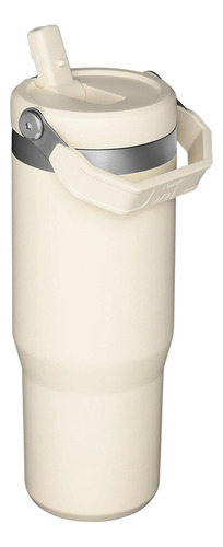 Vaso De Acero Inoxidable Con Pajita, Botella De Agua Aislada