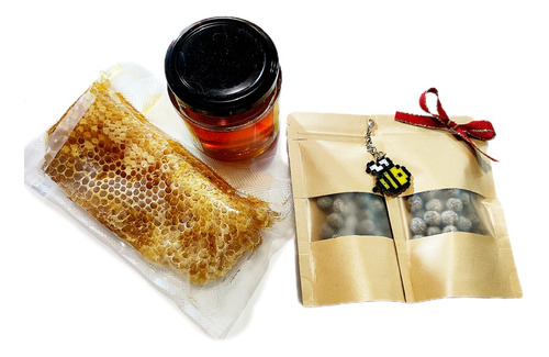 Kit Degustación Miel Gourmet: Panal,miel Y Dulcespropoleo