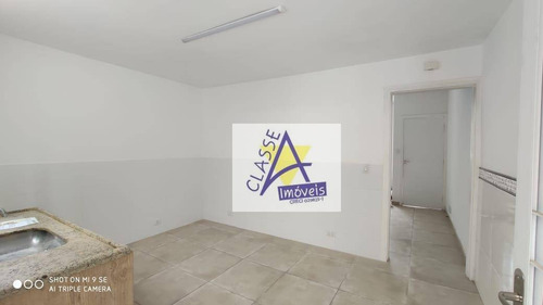 Sobrado Para Alugar, 180 M² Por R$ 2.350,00/mês - Centro - Santo André/sp - So0127