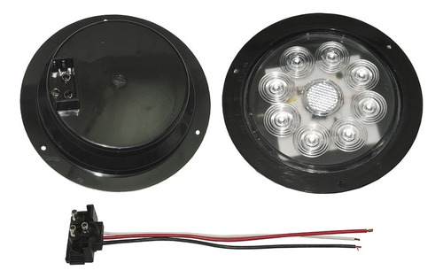 Plafon Sellado 4  Blanco 9 Led Fijo C/arillo