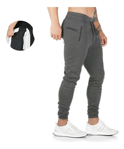 Pants Jogger Deportivo Slim Fit Súper Calidad Elástico Gym .