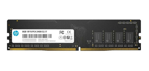 Memoria Ram Hp Ddr4 8gb 2400mhz V2 Cl17 Black Pce