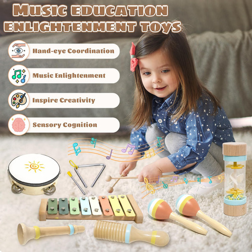 Hobbtree Instrumentos Musicales Para Niños Pequeños 1-3, Jug