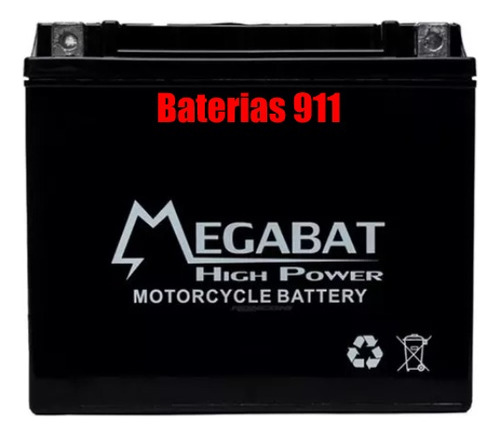 Bateria Megabat Ytx20lbs Gel Cuatriciclo Harley Davidson 