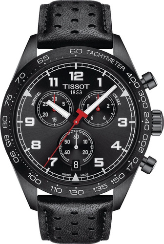 Relógio Tissot T131.617.36.052.00 Novo Prs 516 Black Couro