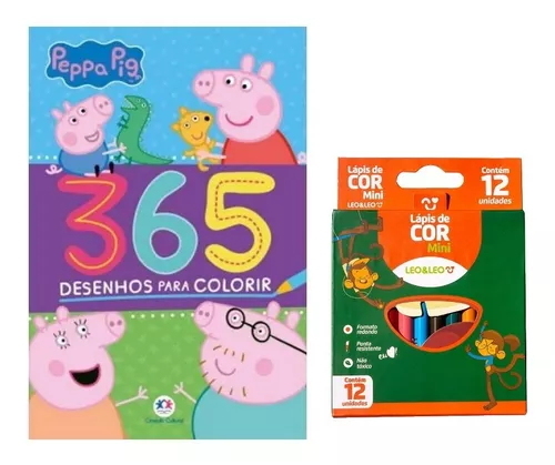 Peppa Pig - 365 Desenhos para colorir [paperback] Blanca Alves Barbieri,  Paloma: Ciranda Cultural: 9786555000986: : Books