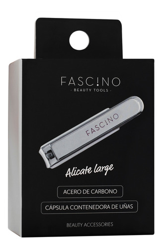 Imagen 3 de 5 de Alicate Para Uñas De Acero Inoxidable Grande Fascino