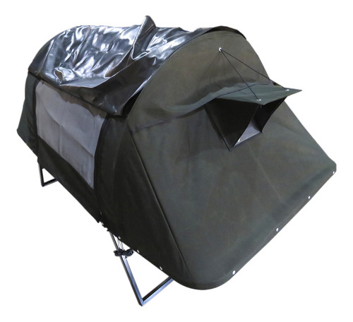 Imagem 6 de 8 de Cama Tatu Casal Para Atividades Outdoor Dobrável Verde