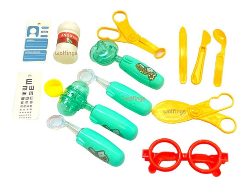 Juego Set Doctor Doctora Juguete Oculista Oftalmologo