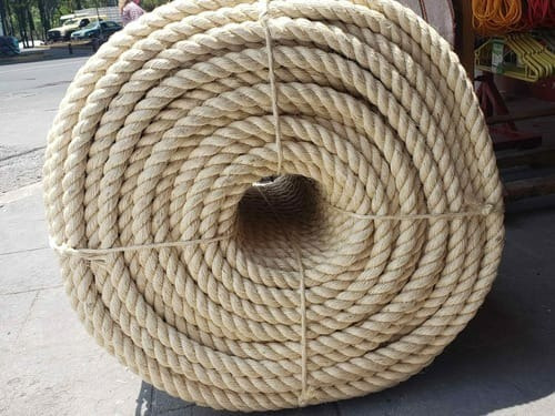 80 Metros Cuerda 25mm Soga Henequen Ixtle Premium 1 Pulgada