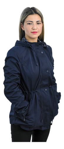 Campera Mujer Reversible Impermeable Importada Yd 76370