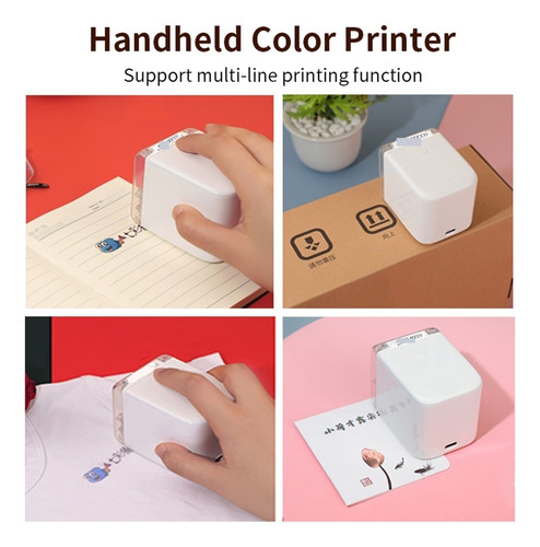 Impresora A Color De Mano Mini Portátil Máquina De