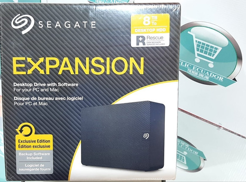 Imagen 2 de 5 de Disco Duro Externo 8 Teras Seagate Expansion Usb 3.0 Oferta!