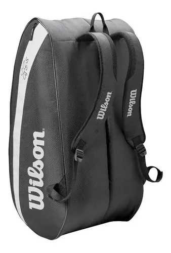 Bolso Raquetero Wilson Federer Team X 12 Tenis - Olivos