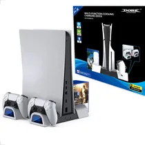Comprar Cooler + Carregador Duplo + Slots Compatível Com Ps5 u002F Slim