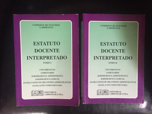 Estatuto Docente Interpretado 2 Tomos