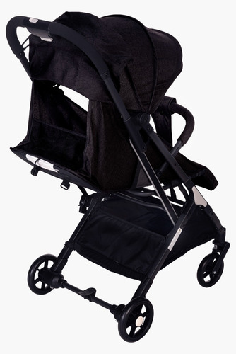 Imagen 5 de 10 de Cochecito De Bebé Con Huevito Negro Modelo 308 Wondrus