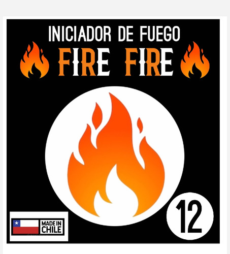 Iniciador De Fuego Fire Fire Pack X 10 