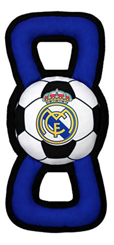 Mls Real Madrid Dog Field Tug Toy Con Balón De Fútbol Y Ch