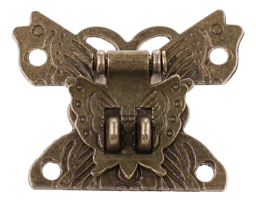 1pc Cerrojo De Cerradura De Mariposa Antigua Para