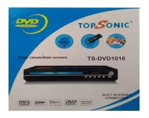 Reproductor Dvd Top Sonic Ts-dvd-1016 Usb-mp3