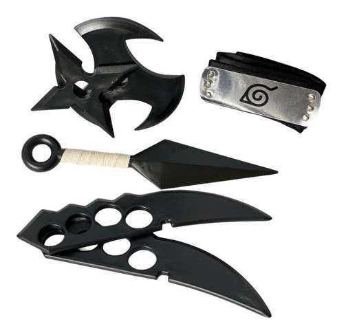 Imagen 3 de 9 de Set Naruto 19- Con Bandana De Pvc