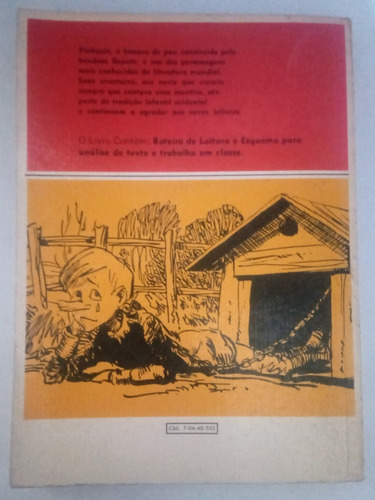 Las Aventuras De Pinocho (pinóquio) - Portugués (Usado)