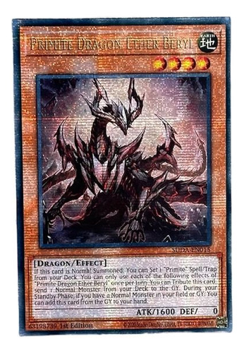 Yu-gi-oh! Primite Dragon Ether Beryl Starlight Orica Proxy Primite Dragon Ether Beryl Inglés
