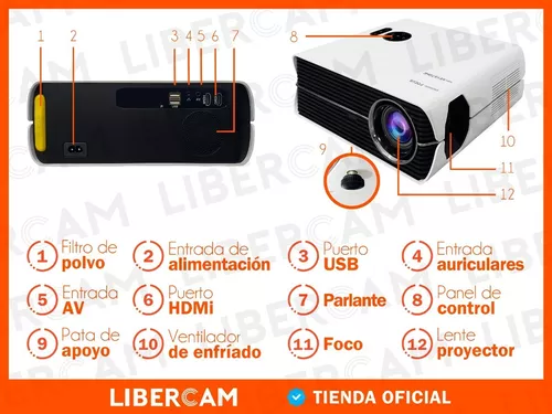 Proyector Led Full Hd Cañon Android - Mercado Lider