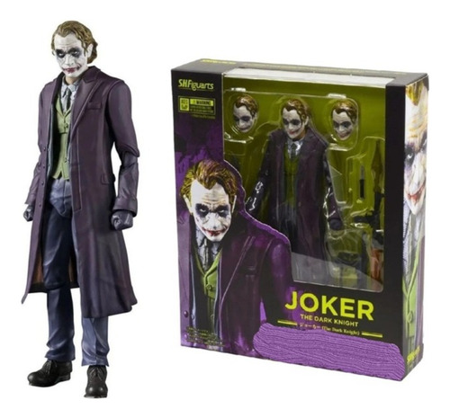 Boneco Coringa Figure Joker Heath Ledger The Dark Knight