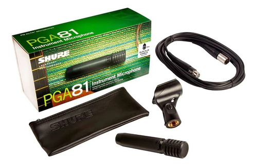 Micrófono Condensador Para Intrumento Shure Pga81-xlr, Rjd