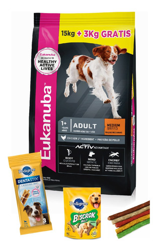 Eukanuba Adulto Raza Mediana 15+3