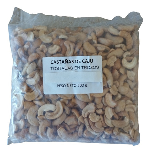 Castañas Caju Tostada Partidas 500g