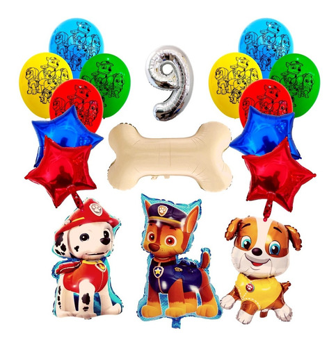 Combo Kit Globos Paw Patrol 2