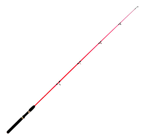 Vara Max Bull Molinete 1,66cm Inteiriça 10-20lbs Fibra Vidro Cor Rosa