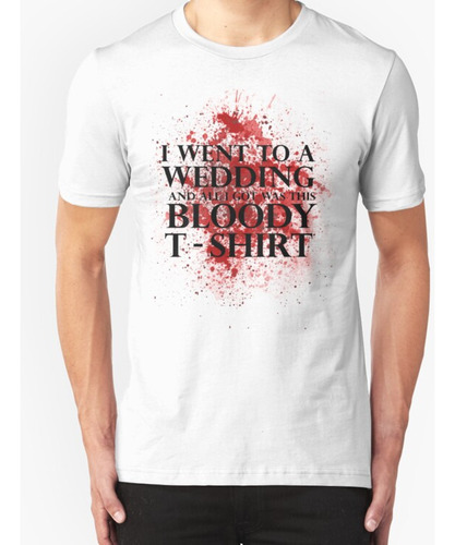 Franela  Game Of Thrones Camiseta Roja De La Boda