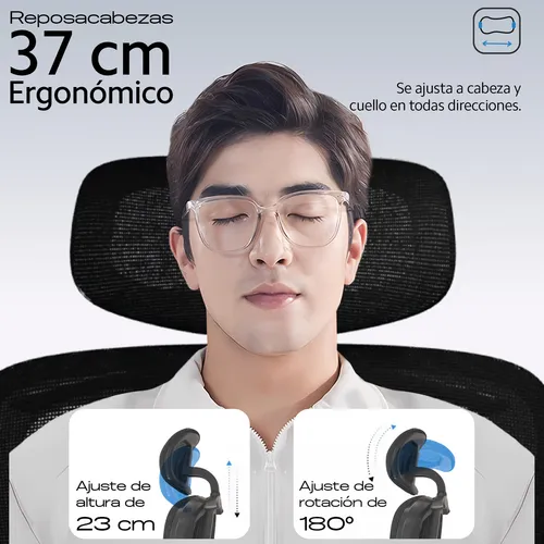 Silla De Oficina Ergonómica Ejecutiva OUO T70 Color Negro
