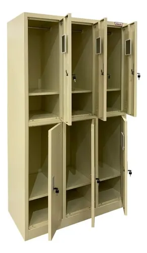comprar Casillero Locker  Metálico 1 Cuerpo 6 Puertas