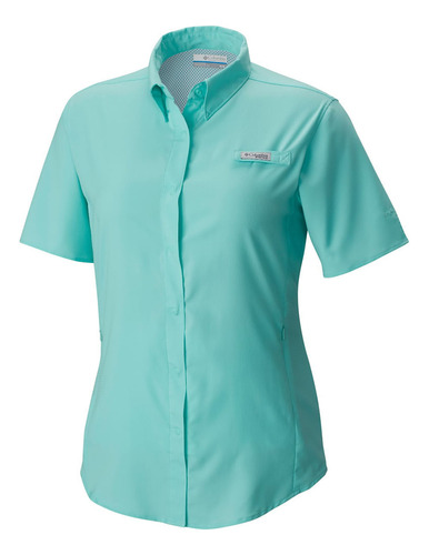 Camisa Columbia Tamiami Ii Pesca M/c Mujer (pixie) Outlet