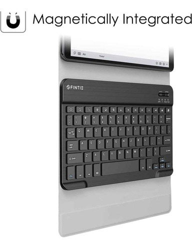 Imagen 3 de 7 de Case Flip C/ Teclado Tab A Galaxy T510-515 2019 Bluetooth