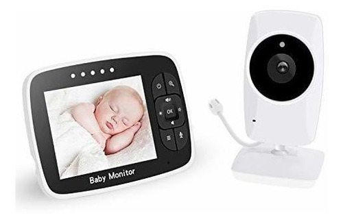 Newbaby Monitor Para Bebé, Pantalla Hd De 3,5 Pulgadas Con C