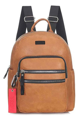 Mochila Trendy 13l Urbana Viajes Comoda 6 Bolsillos Llavero