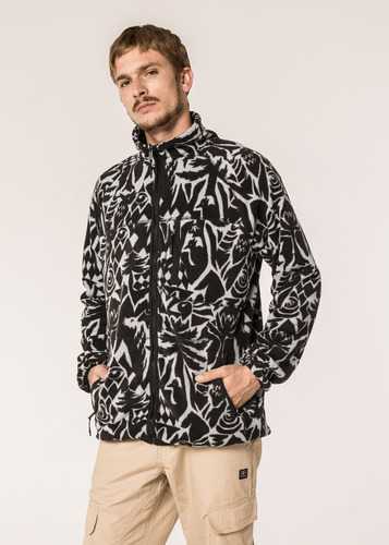 Chaqueta Hombre Volcano 3 En 1 Negra