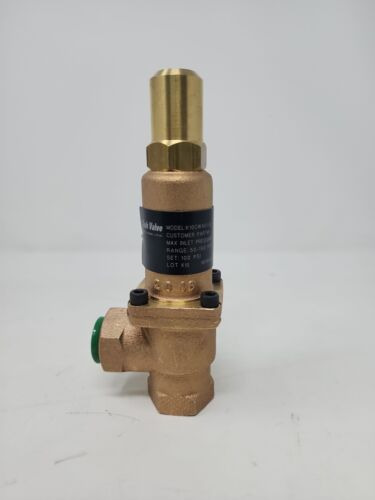 Emerson Cash Valve K-10 Type 1/2  Back Pressure Valve 50-1