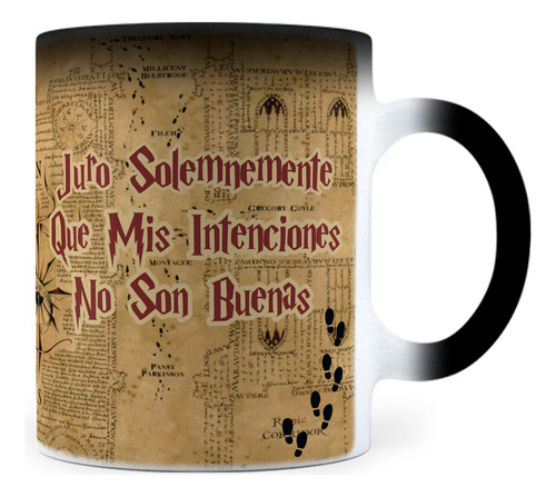 Taza Mágica Mapa Merodeador Harry Potter