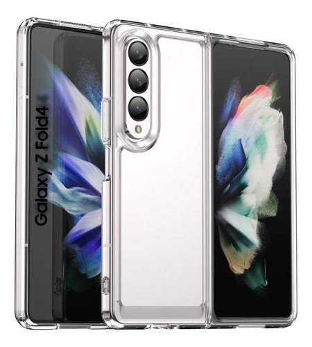 Funda Case Para Samsung Galaxy Z Fold 4 5g Antishock - Trans