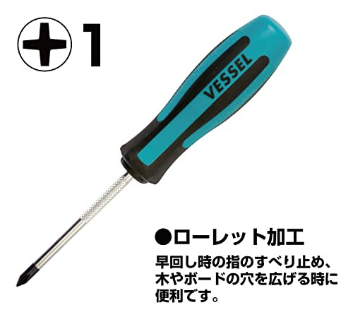 Vessel 900 Megadora +1x75 (jis) +1 Screwdriver 900-1-75