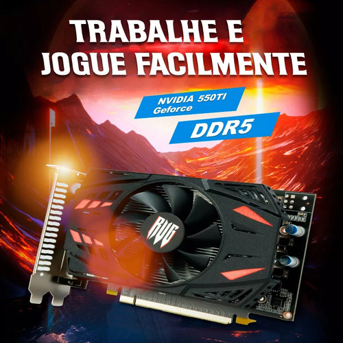 Placa De Vídeo Nvidia Geforce Gtx 550ti 2gb Ddr5 Revenger