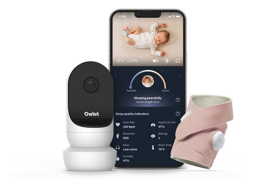 Owlet Dream Duo 2 Smart Baby Monitor - Hd Video Baby Monitor
