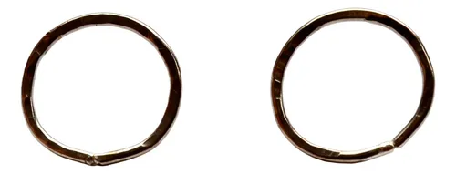 comprar Aros Redondos Plateados, Alpaca Y Pasante De Plata, Cod1